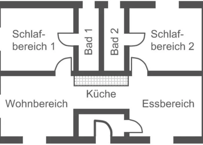 Radler-scheune Finsterbergen Daire *